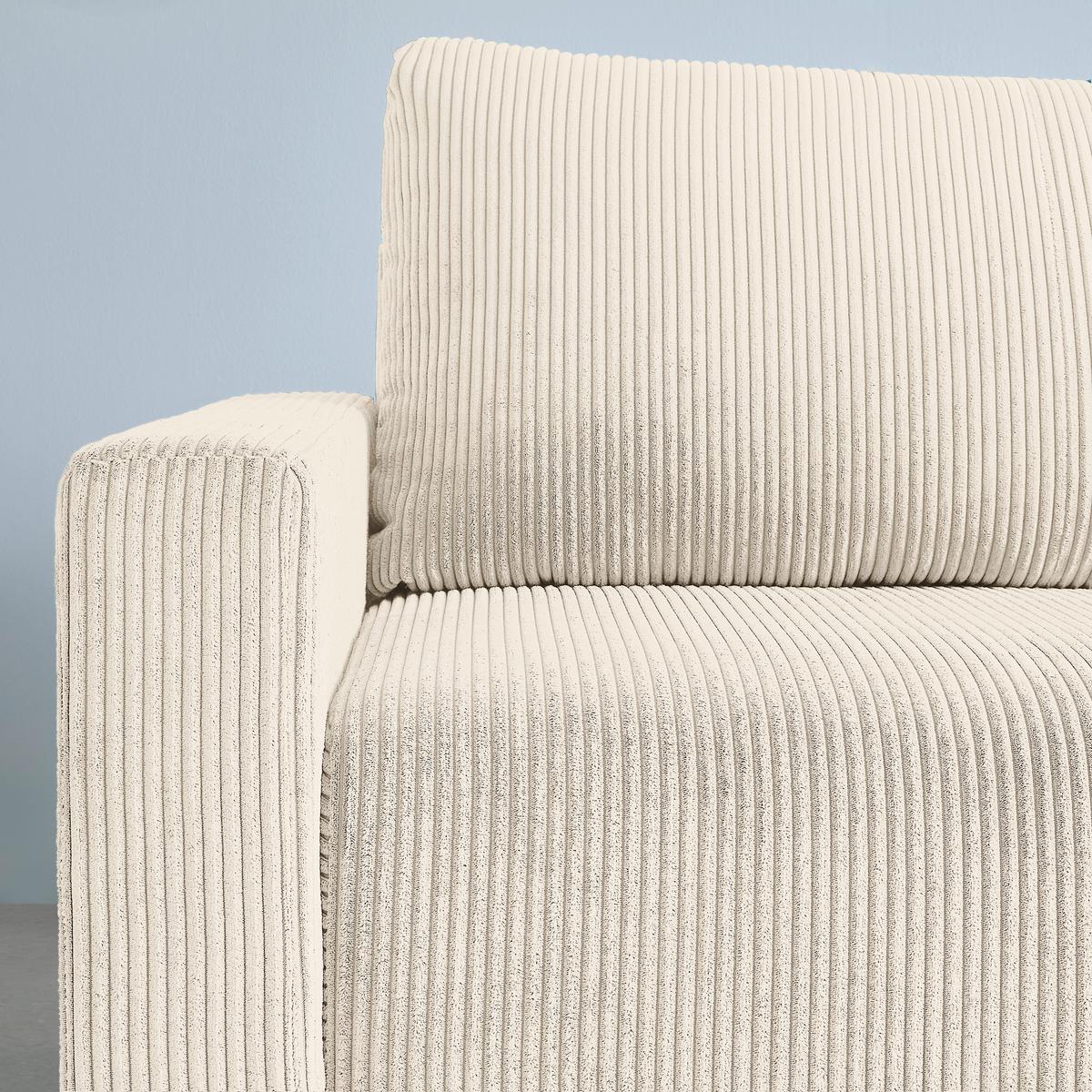 Ecksofa Dios Beige - Beige/Schwarz, MODERN, Holz/Kunststoff (228/91/146cm) - Based