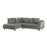 Kutna Garnitura Mendoza - zelena/crna, Design, tekstil/drvo (197/309cm) - Modern Living