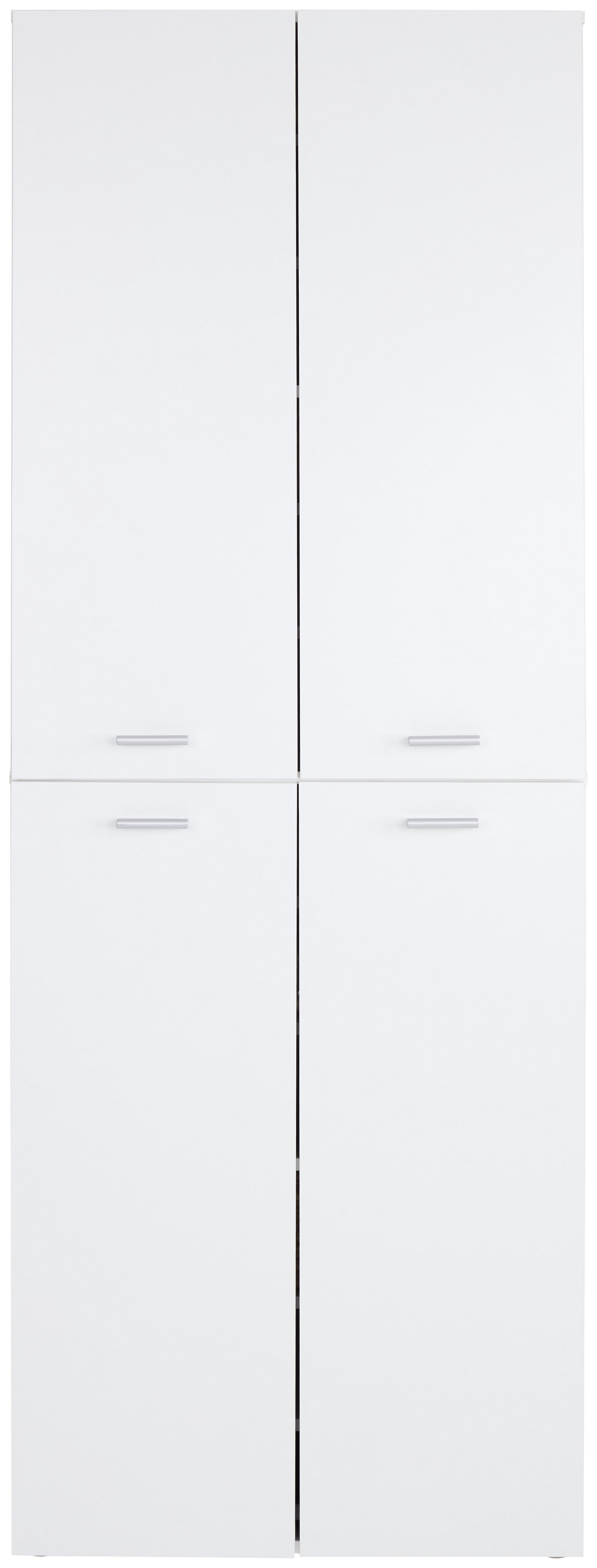 Ormar Za Cipele Elan - bijela/boje aluminija, Moderno, drvni materijal/plastika (70/200/36.6cm) - Modern Living