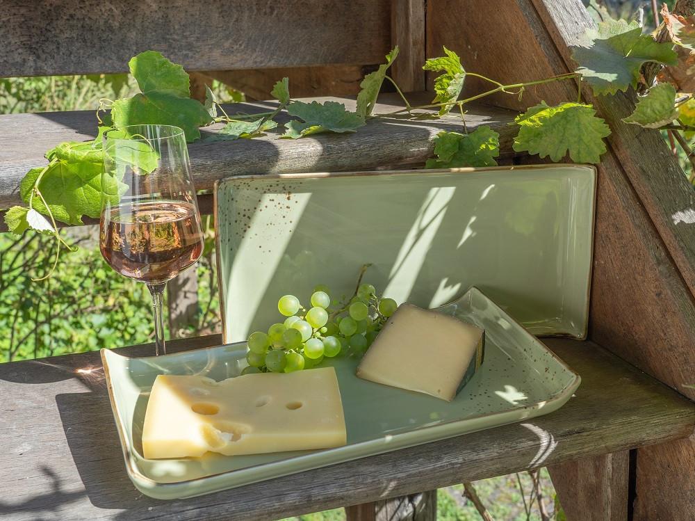 Set Pladnjev Za Serviranje Green, 2-Delni - zelena, Trend, keramika (16,5/33cm) - Creatable