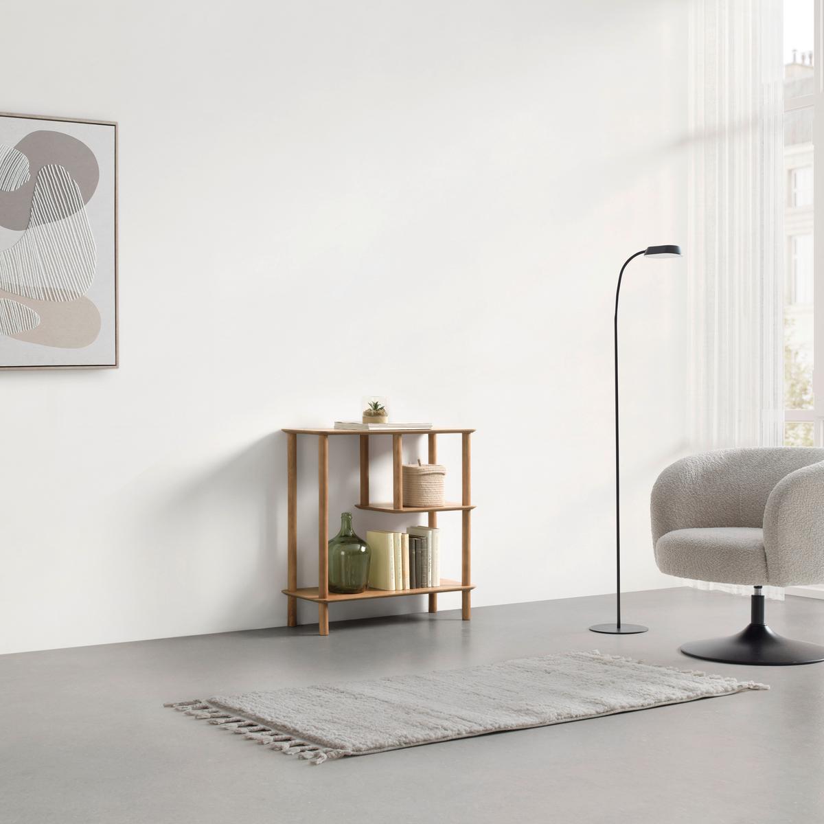 Álló Polc Mats - natúr színű, Modern, faalapú anyag/fa (75/75/30cm) - Premium Living