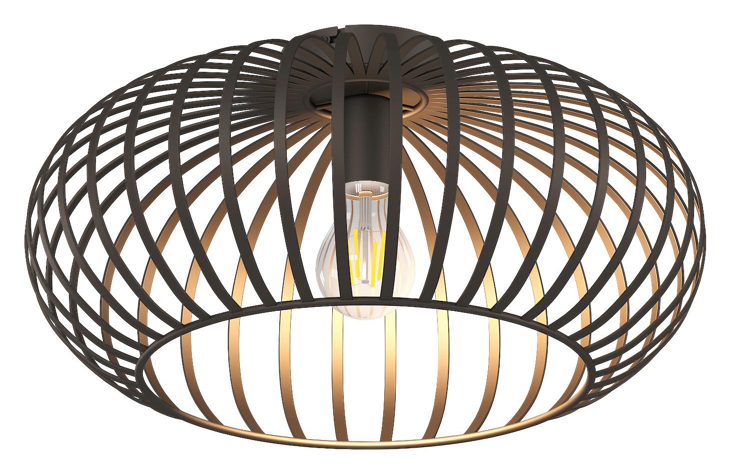 Stropna Svetilka Max - opečnato rjava, Konvencionalno, kovina (40cm) - Globo