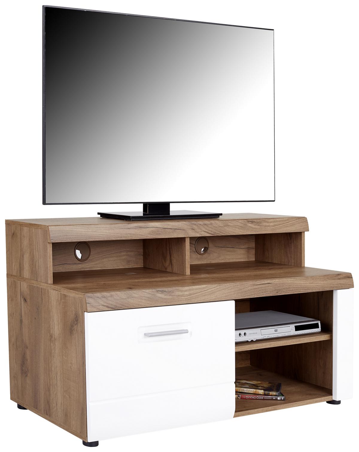 Suport pentru TV Avensis New - culoare lemn stejar, Konventionell, material pe bază de lemn (111,9/18,1/30cm) - Premium Living