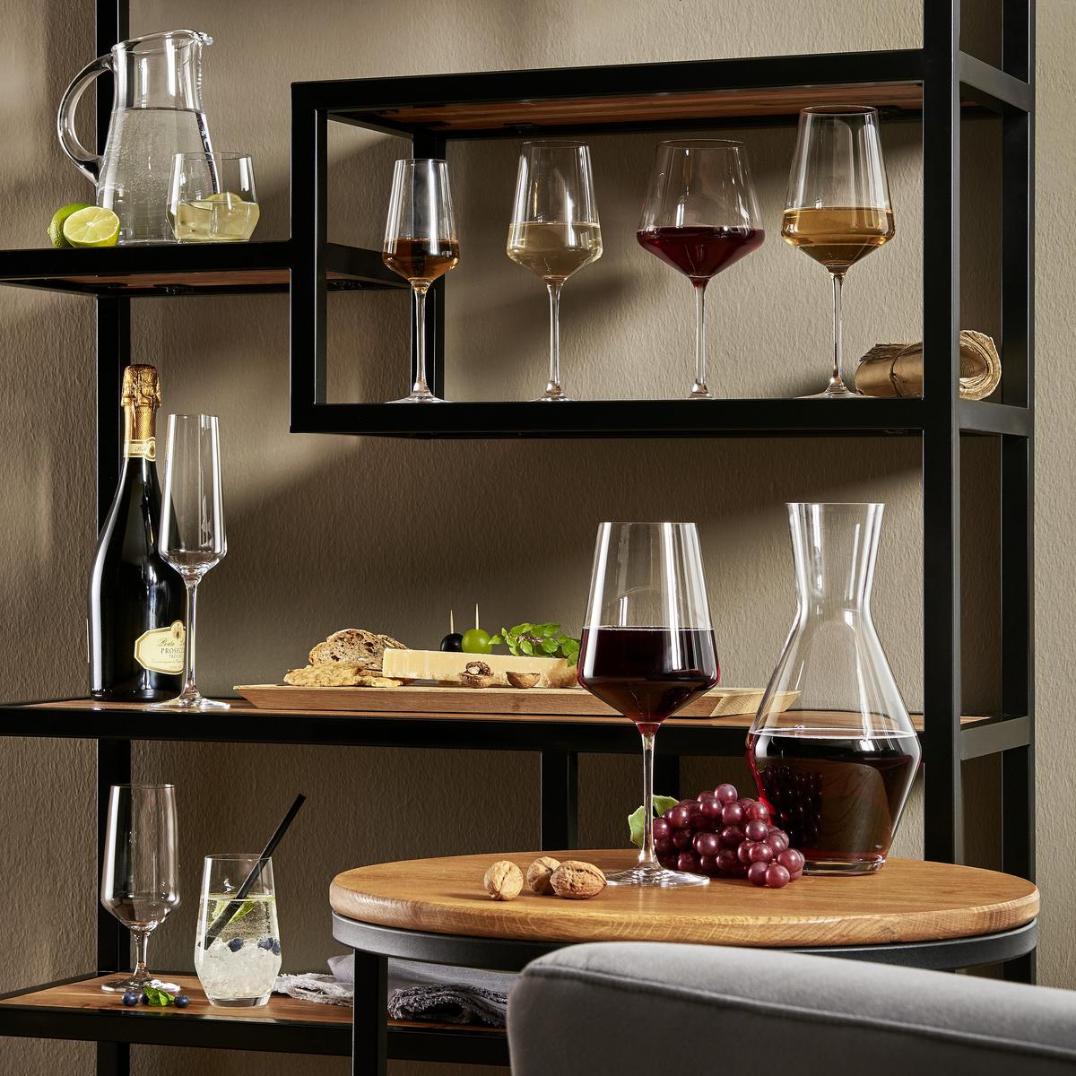 KOMPLET SZKŁA STOŁOWEGO 069550 - Basics, szkło (280ml) - Leonardo