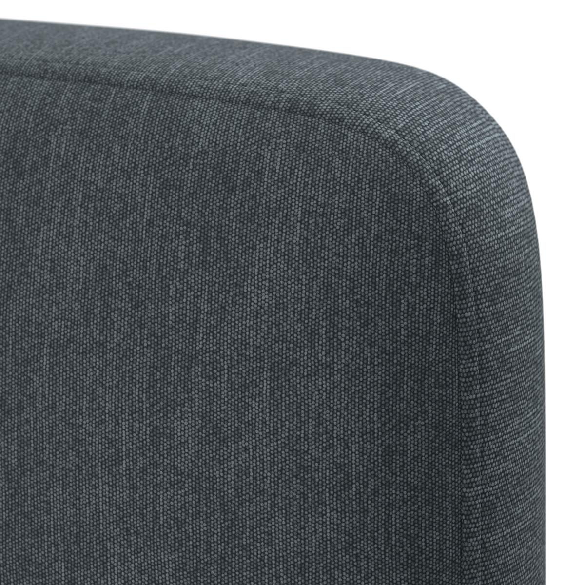 Boxbett Marco Graublau ca. 180x200 cm - Graublau/Schwarz, MODERN, Holz/Kunststoff (180/200cm) - Bessagi Home