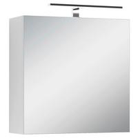 Spiegelschrank Spree B: 60cm Weiß - MODERN, Glas/Holzwerkstoff (60/60/20cm) - MID.YOU