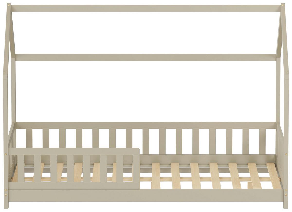 Bodenbett Kids - Beige/Naturfarben, Konventionell, Holz (120/200cm) - Mömax