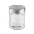 Vorratsdose Reiner - Klar/Edelstahlfarben, MODERN, Glas/Metall (8,5/10,5cm) - MÖMAX modern living