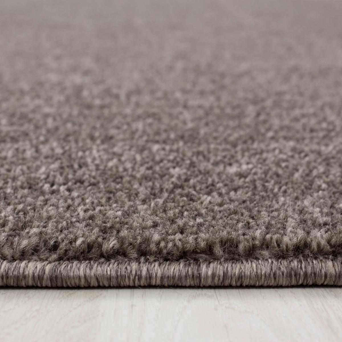 Hochflorteppich ATA Hellbraun ca. 200cm - Hellbraun, Design, Textil (200cm) - Novel