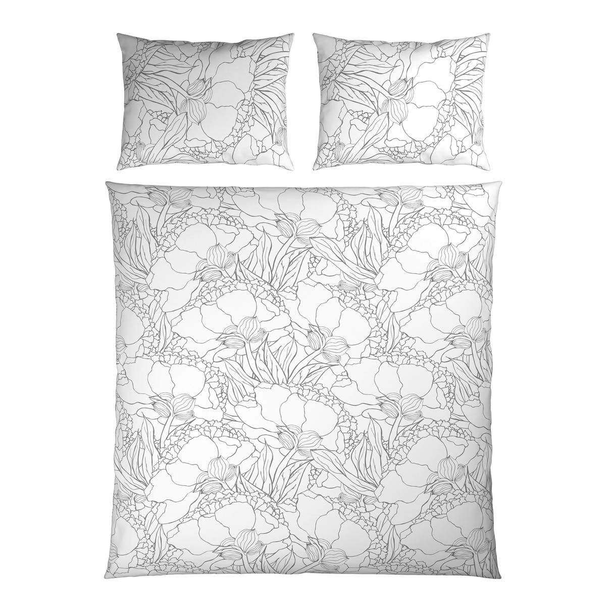 Posteljina Emma Xxl 200x200/2x60x80cm - siva, tekstil (200/200cm) - Mömax