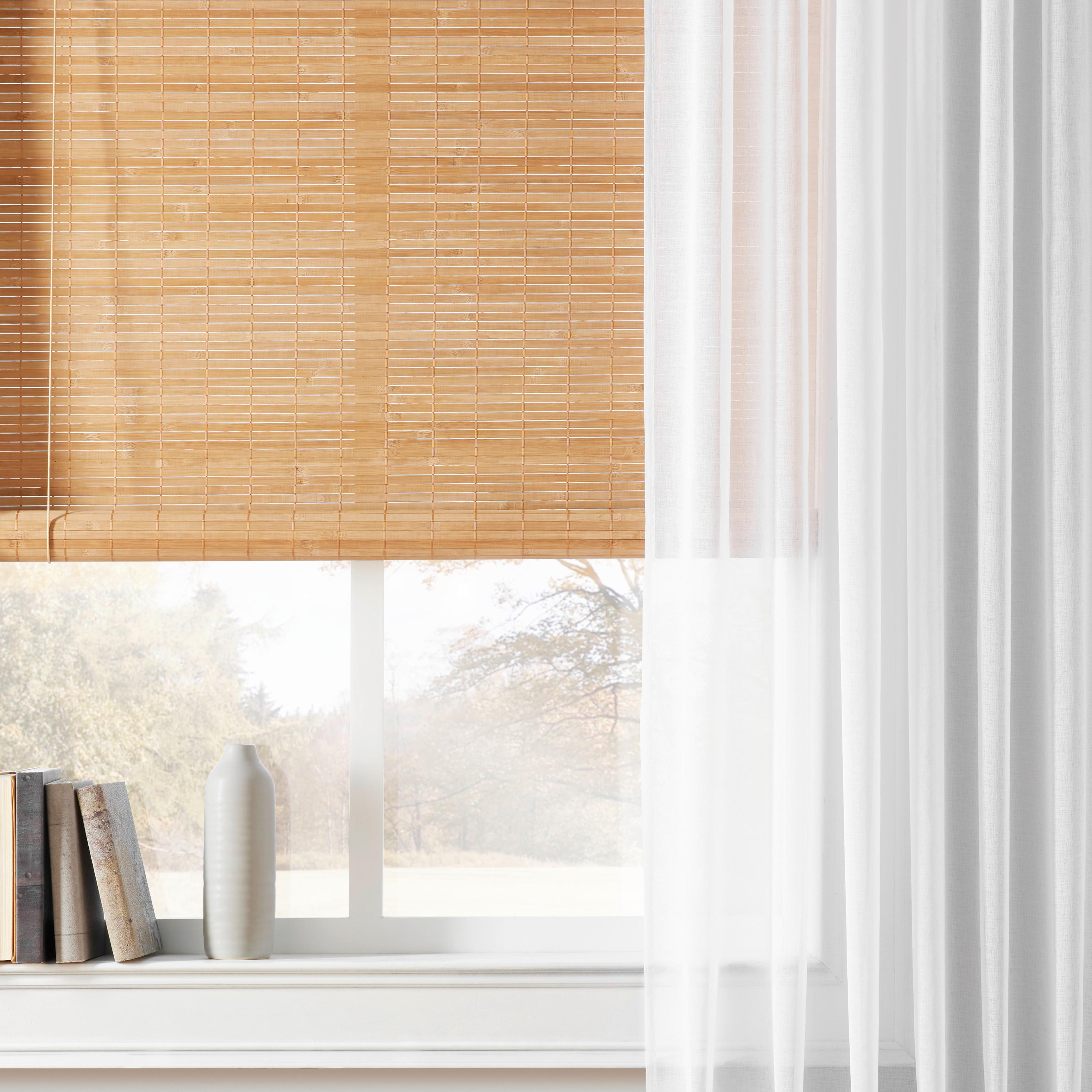 RULLGARDIN WOODY - brun, Lifestyle, trä (120/180cm) - Modern Living