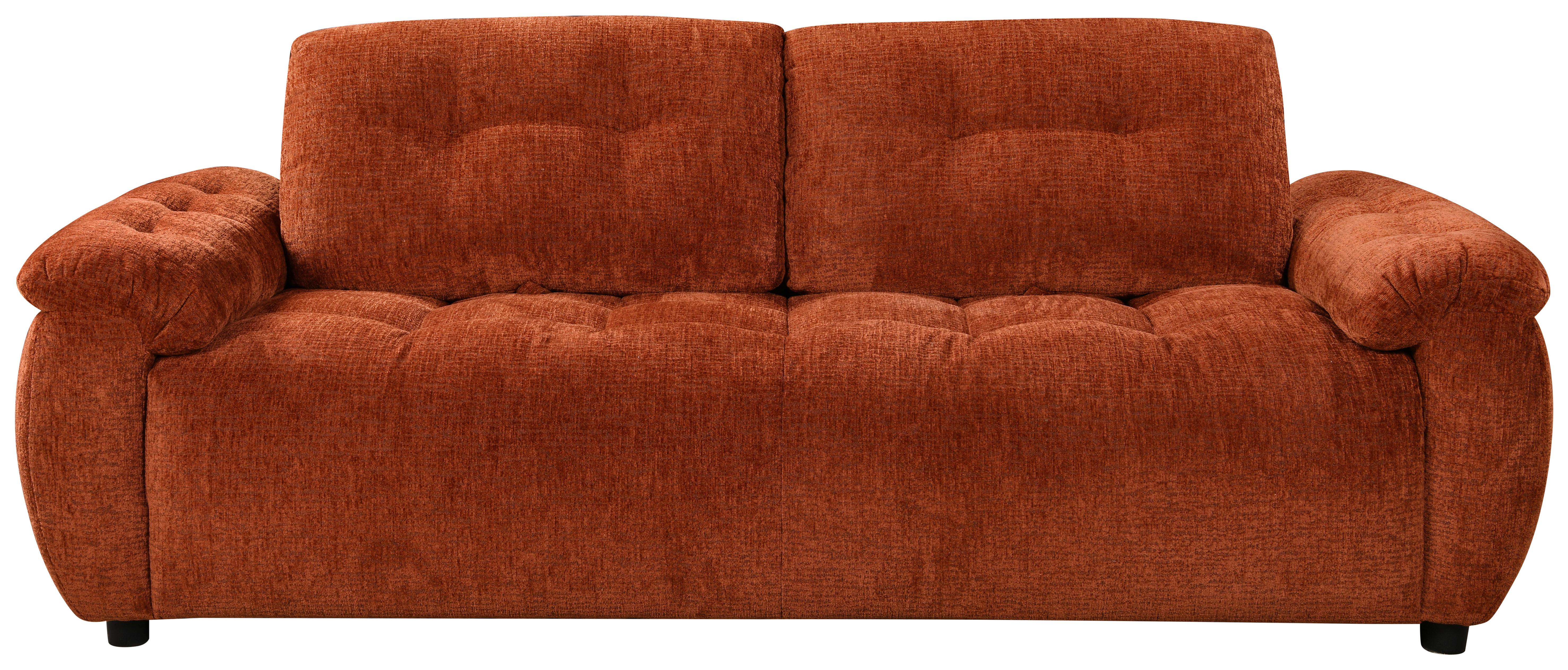 Sofa Alba - narančasta/crna, Moderno, drvo/tekstil (213/84/109cm) - Mömax