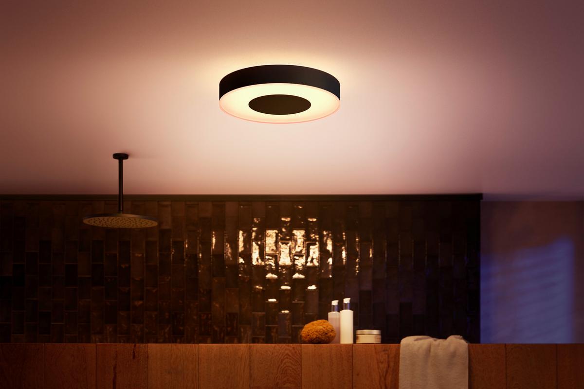 LAMPA SUFITOWA LED WACA XAMENTO PHILIPS HUE - czarny, Design, metal (38,1/8,4cm) - Philips HUE