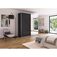 Ormar S Kliznim Vratima Feldkirch - srebrne boje/antracit, Moderno, drvni materijal/metal (225/229/62cm) - Modern Living