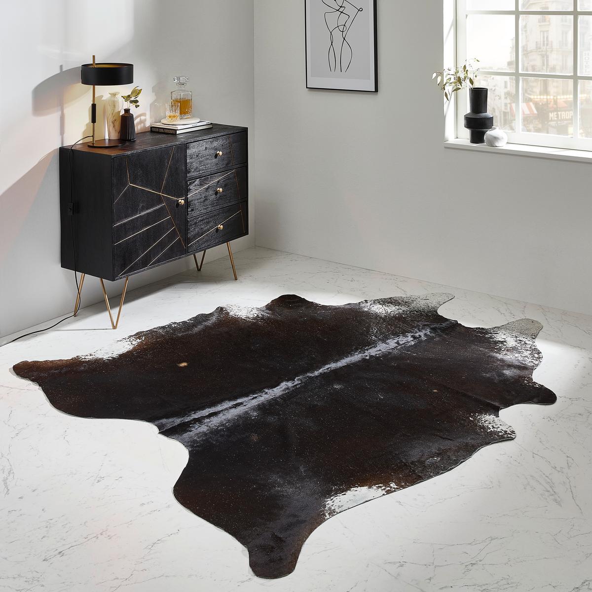 FUTRO BYDLĘCE 290958 RINDERFELL - czarny, Basics, futro (160/250cm) - Linea Natura