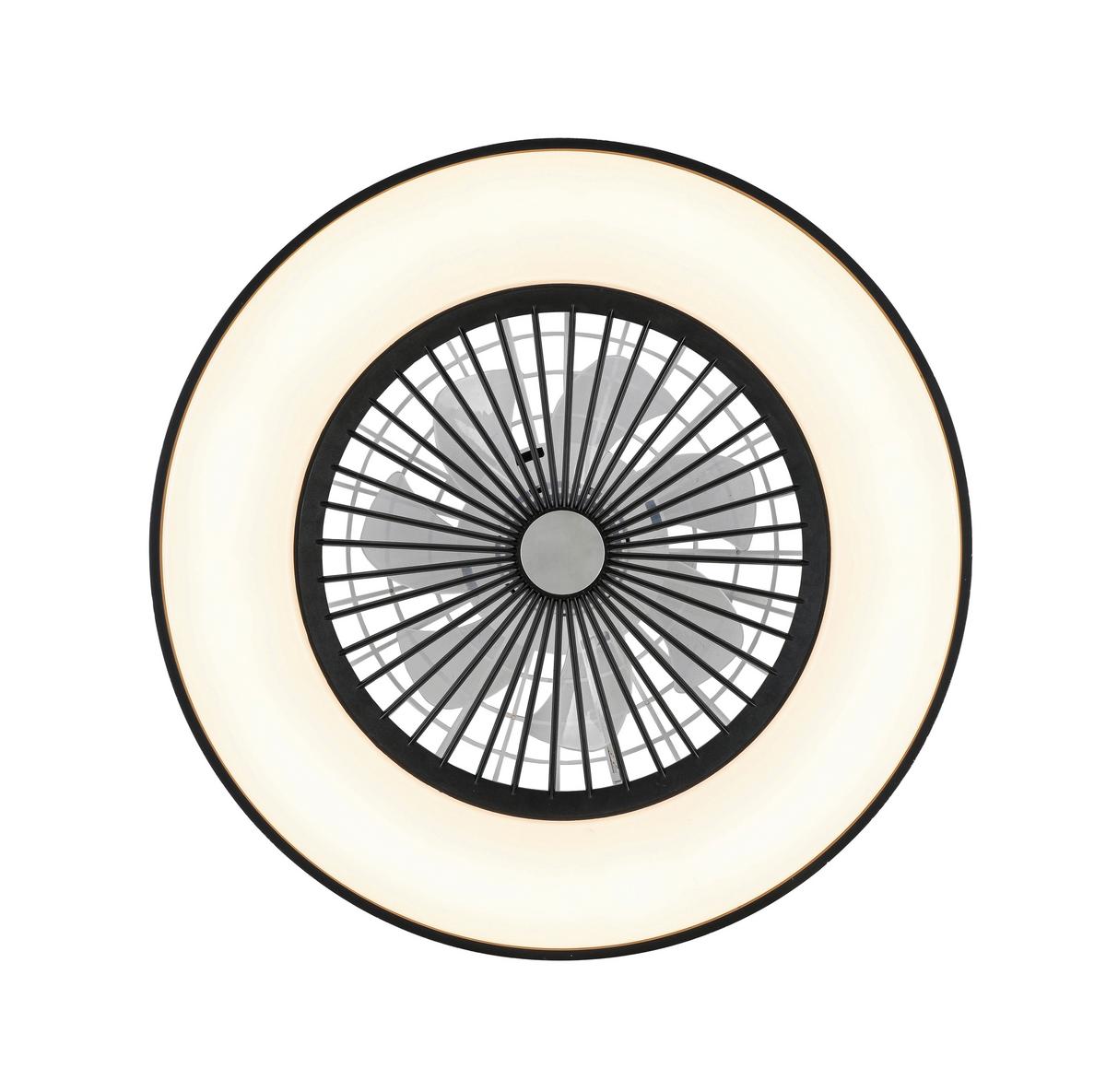Stropna Led-svetilka Mitzi - črna/bela, Moderno, umetna masa (57/19cm) - Mömax