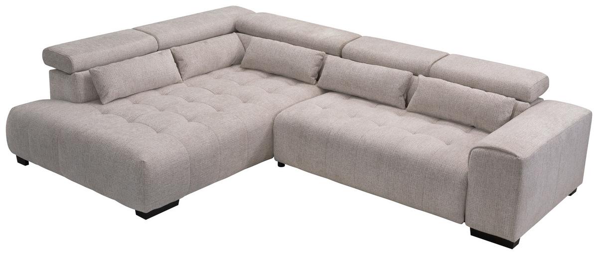 Kutna Garnitura Matera - prirodne boje/bež, Trend, drvni materijal/tekstil (226/311cm)