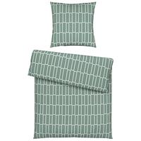 Bettwäsche Brigg in diversen Farben - Taupe/Schwarz, Textil (135/200cm) - Modern Living