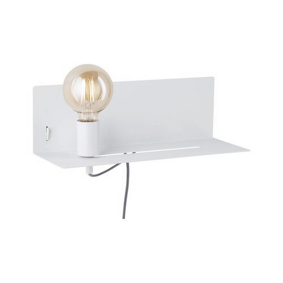 Wandleuchte Devara in Weiß max. 40 Watt - Weiß, LIFESTYLE, Metall (40/13cm) - Paulmann