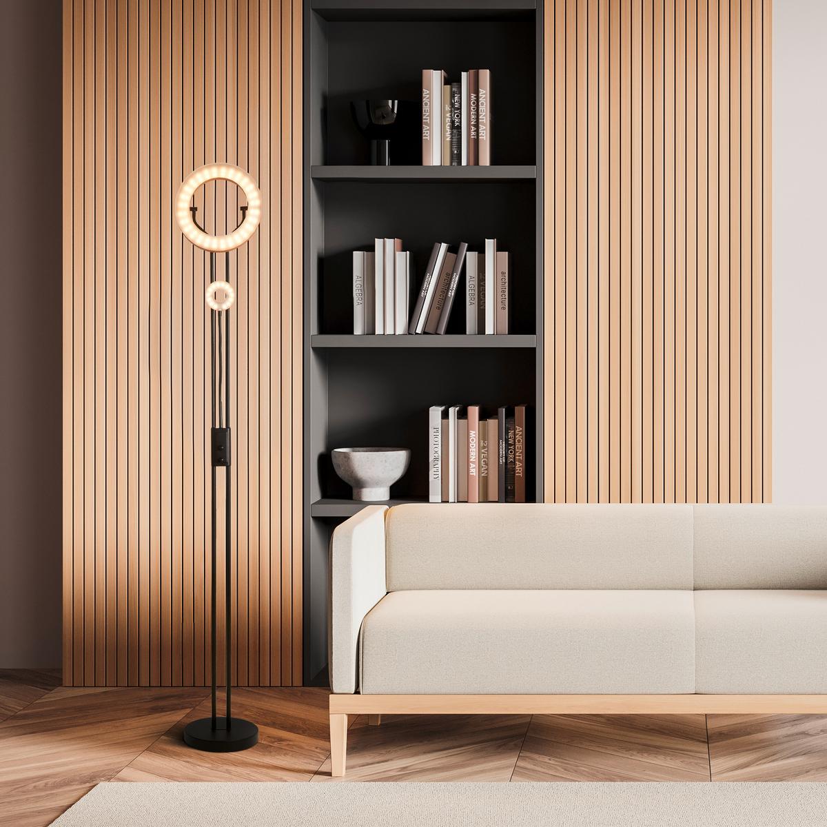 Led Mennyezetvilágító Lámpa Eu55601sb - sárgarézszínű, Design, műanyag/fém (28/180cm)