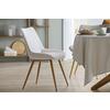 STOL LOU - beige/ekfärgad, Modern, metall/trä (52/84/60cm) - Mömax