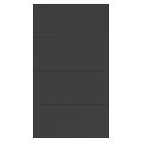 Panel Unit Antracit, 115 Cm Širine - antracit, Moderno, leseni material - Based