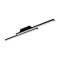 Deckenleuchte Fraioli Schwarz/Weiß max. 16 Watt - Schwarz/Weiß, Design, Kunststoff/Metall (105,5/12/6,5cm) - Eglo