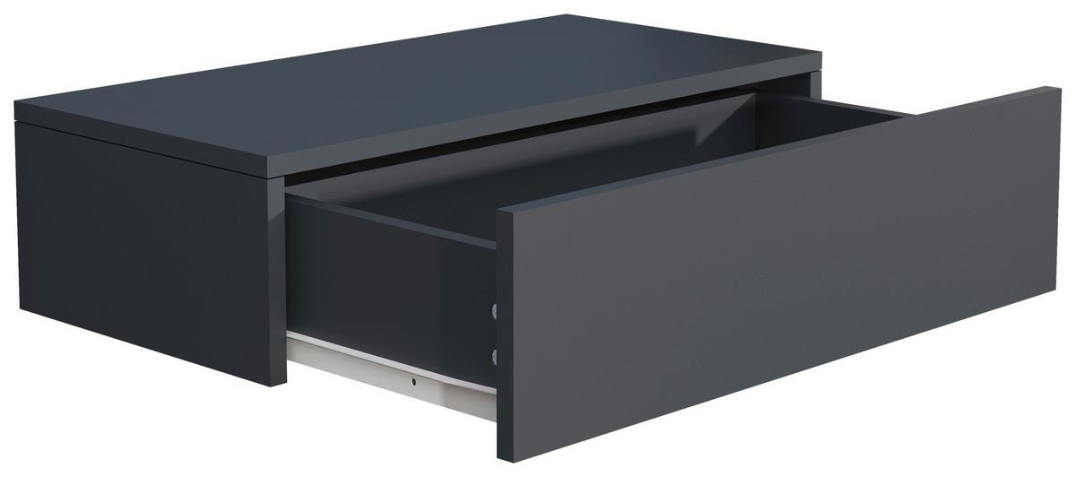 Nočna Omarica Usal M 60, Siva - antracit, Moderno, leseni material (60/15/30cm) - MID.YOU