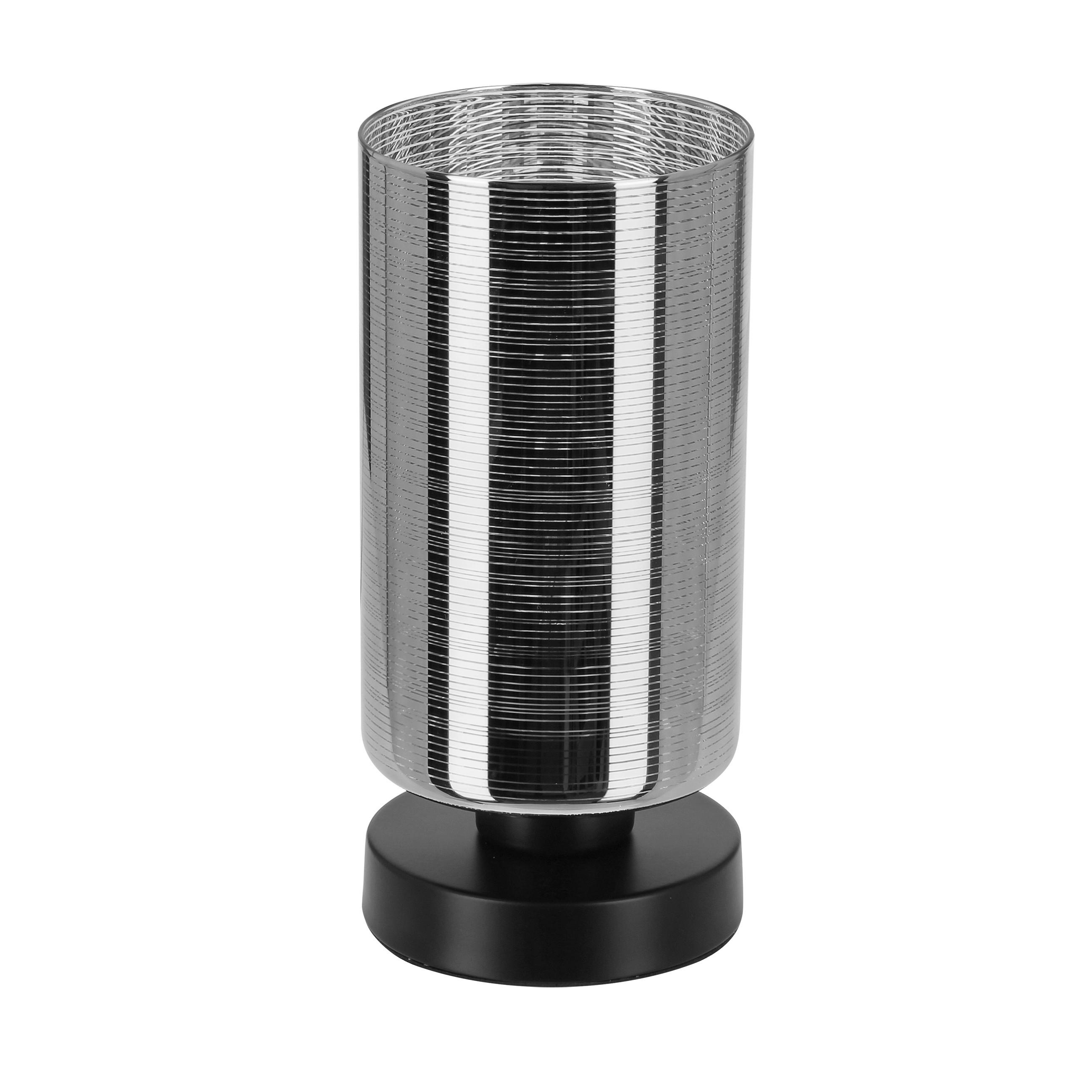 Svjetiljka Stolna 41-53893 - boje kroma/crna, Basics, staklo/metal (12/12/25cm)