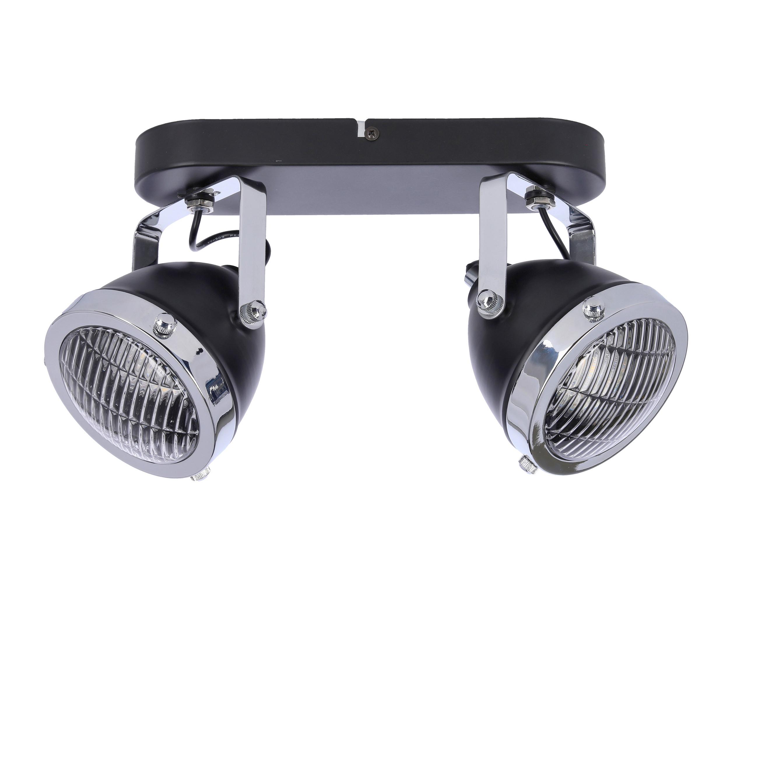 Reflektor Crazy - boje kroma/prozirno, Trend, metal (30/11/17cm)