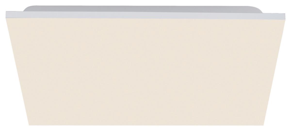 LAMPA SUFITOWA LED 15620-16 YUKON - biały/kolor aluminiowy, Basics, tworzywo sztuczne/metal (45/45/6,1cm)