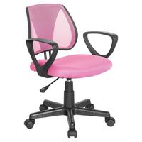 Mladinski Vrtljivi Stol Kiddy Cd, Roza - pink, Basics, umetna masa (58/75-92/45cm) - MID.YOU