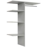 INNENEINTEILUNG WÄSCHEEINTEILUNG - Grau, MODERN, Holzwerkstoff (110/150/50cm) - MID.YOU