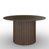 Couchtisch Zelia Braun/Walnussfarben MDF - Walnussfarben/Braun, MODERN, Glas/Holz (80/45/80cm) - Bessagi Home