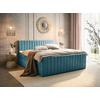 Box Krevet Sontje - crna/svijetlo plava, Konvencionalno, tekstil/plastika (160/200cm) - Modern Living