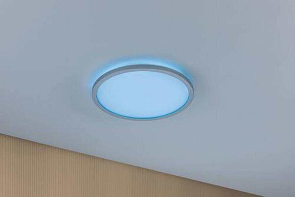 LED-Paneel Atria Shine in Chromfarben max. 12 Watt - Chromfarben, Basics, Kunststoff (29,3cm) - Paulmann
