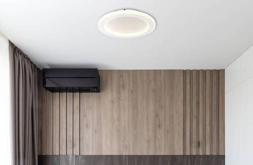 Stropna Led-svetilka Tini, S Sijalko - bela/opal, Design, kovina/umetna masa (29,7/4,7cm) - Globo