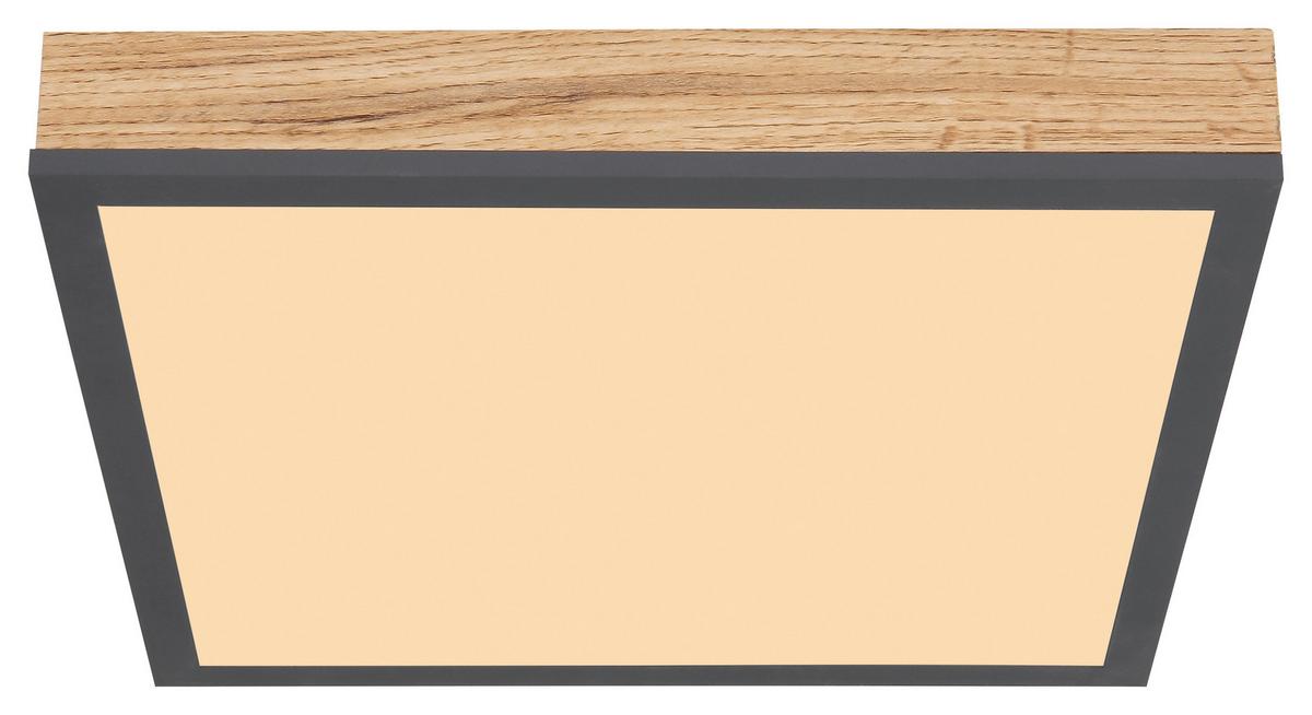Stropna Led-svetilka Doro, S Sijalko - barve grafita/opal, Basics, kovina/umetna masa (30/30cm) - Globo