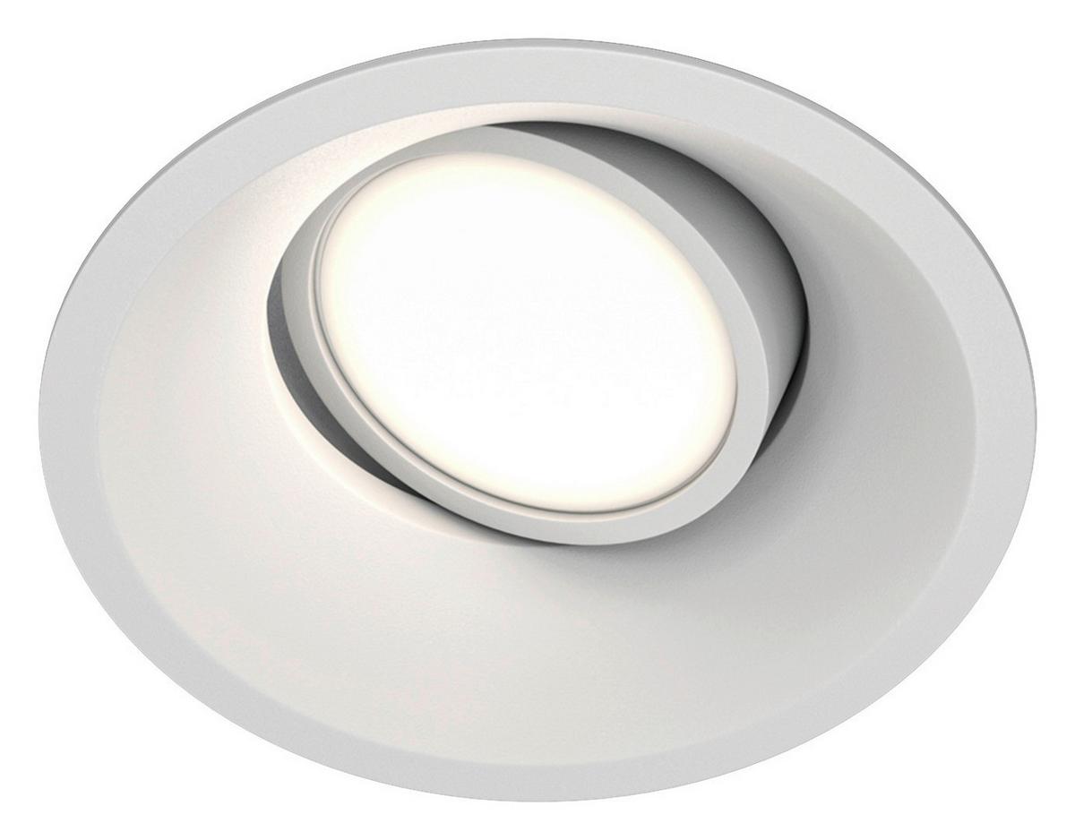 Strahler Dot Weiß max. 50 Watt - Weiß, Basics, Metall (9,3/4,5/9,3cm) - MAYTONI