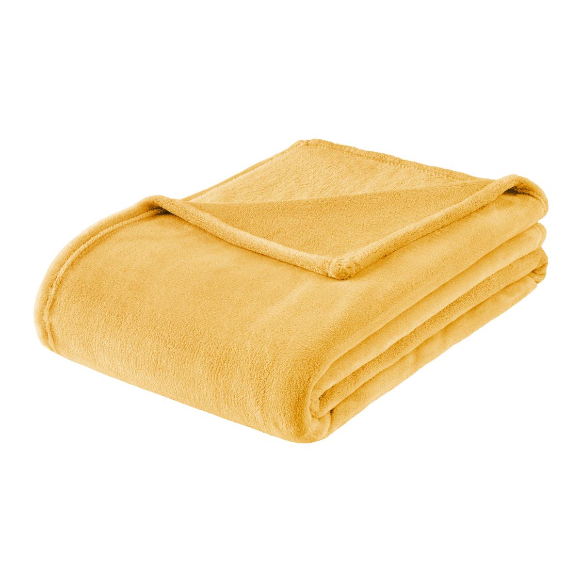 Kuscheldecke Kuschelix Gold ca. 140x200cm - Goldfarben, Textil (140/200cm) - Modern Living