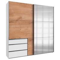 Ormar S Kliznim Vratima Level 36a - bijela/boje hrasta, Moderno, drvni materijal (200/216/65cm) - Modern Living