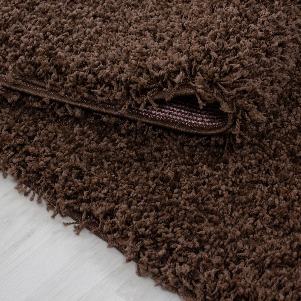Hochflorteppich Life Brown Braun ca. 240x340cm - Braun, KONVENTIONELL, Textil (240/340cm) - Novel