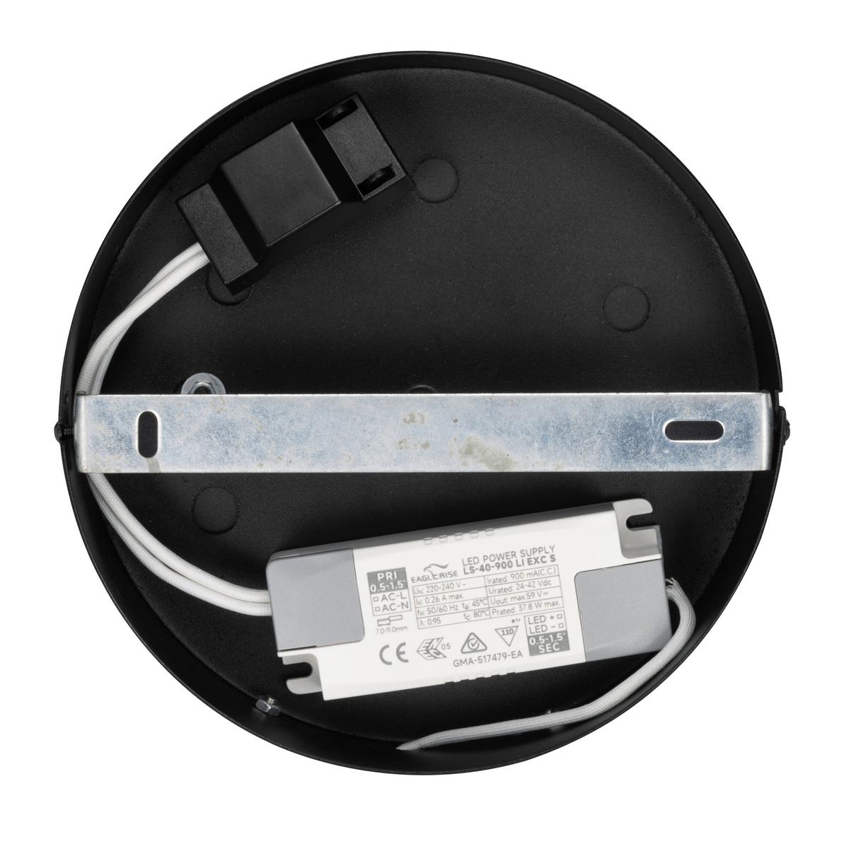 LAMPA SUFITOWA LED BIRMINGHAM *SBN* - czarny, Lifestyle, tworzywo sztuczne/metal (67/10cm) - Novel