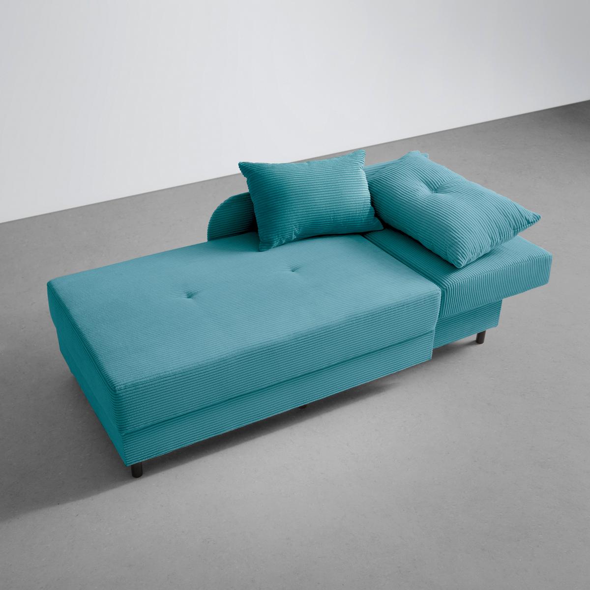 Liege Nova Petrol - Petrol/Schwarz, MODERN, Holz/Textil (145/62/85cm) - Mömax