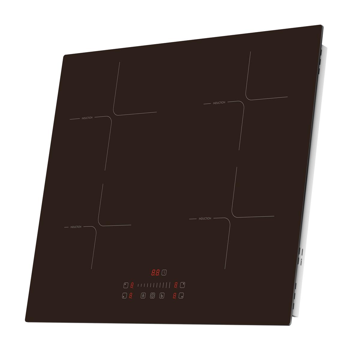 Induktionskochfeld IN4-SA Schwarz - Schwarz, Basics, Glas (59/6.2/52cm) - PKM