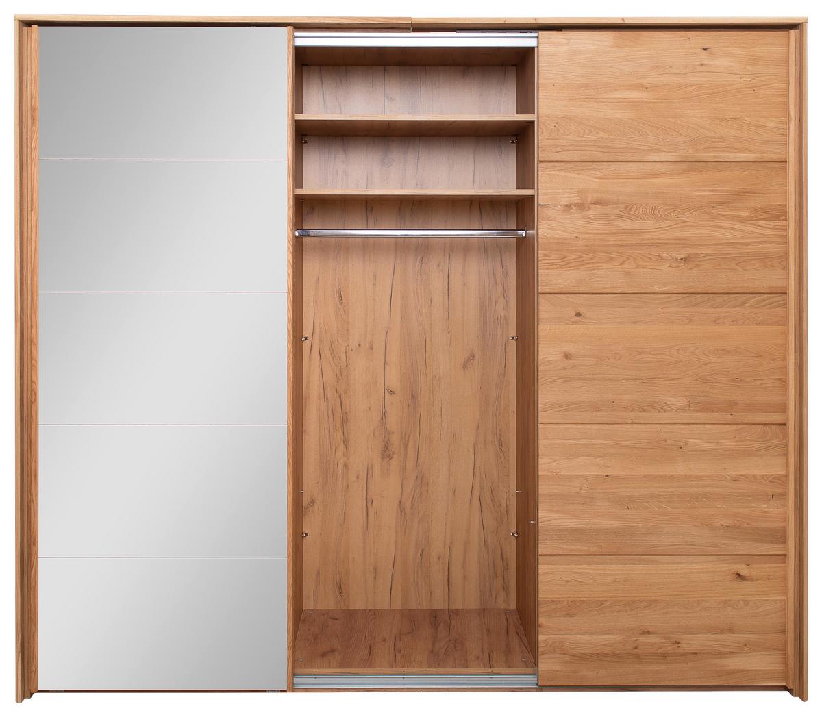 Schwebetürenschrank Monterray Eichefarben - Eichefarben, KONVENTIONELL, Holz/Holzwerkstoff (250/222/60cm) - ecoTree