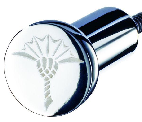 HACZYK NA RĘCZNIK JOOP! FIXED - kolor chromowy, Basics, metal (1,9cm) - Joop!