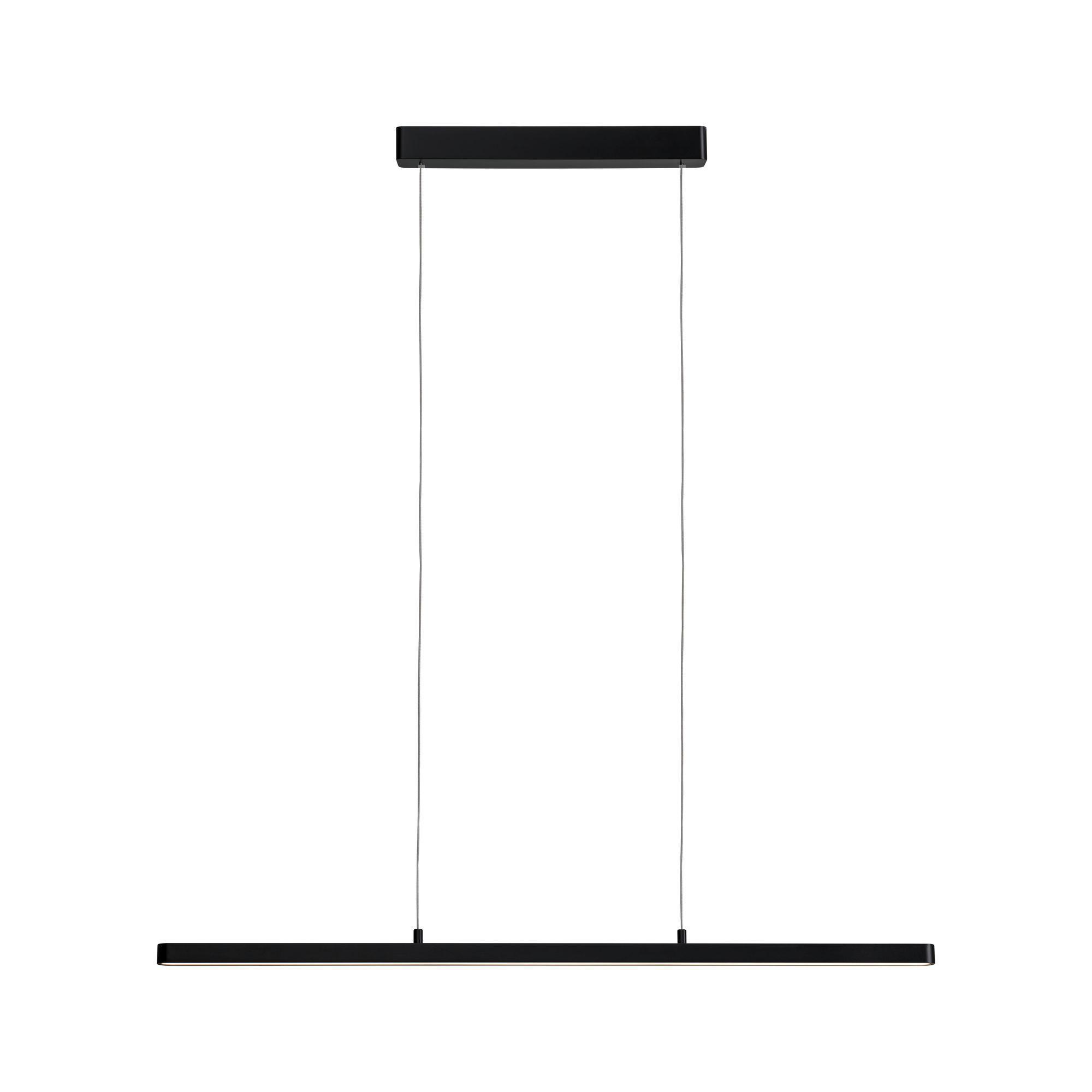 LED-Hängeleuchte max. 42 Watt 'Lento' - Schwarz, Design, Kunststoff/Metall (100/150cm)