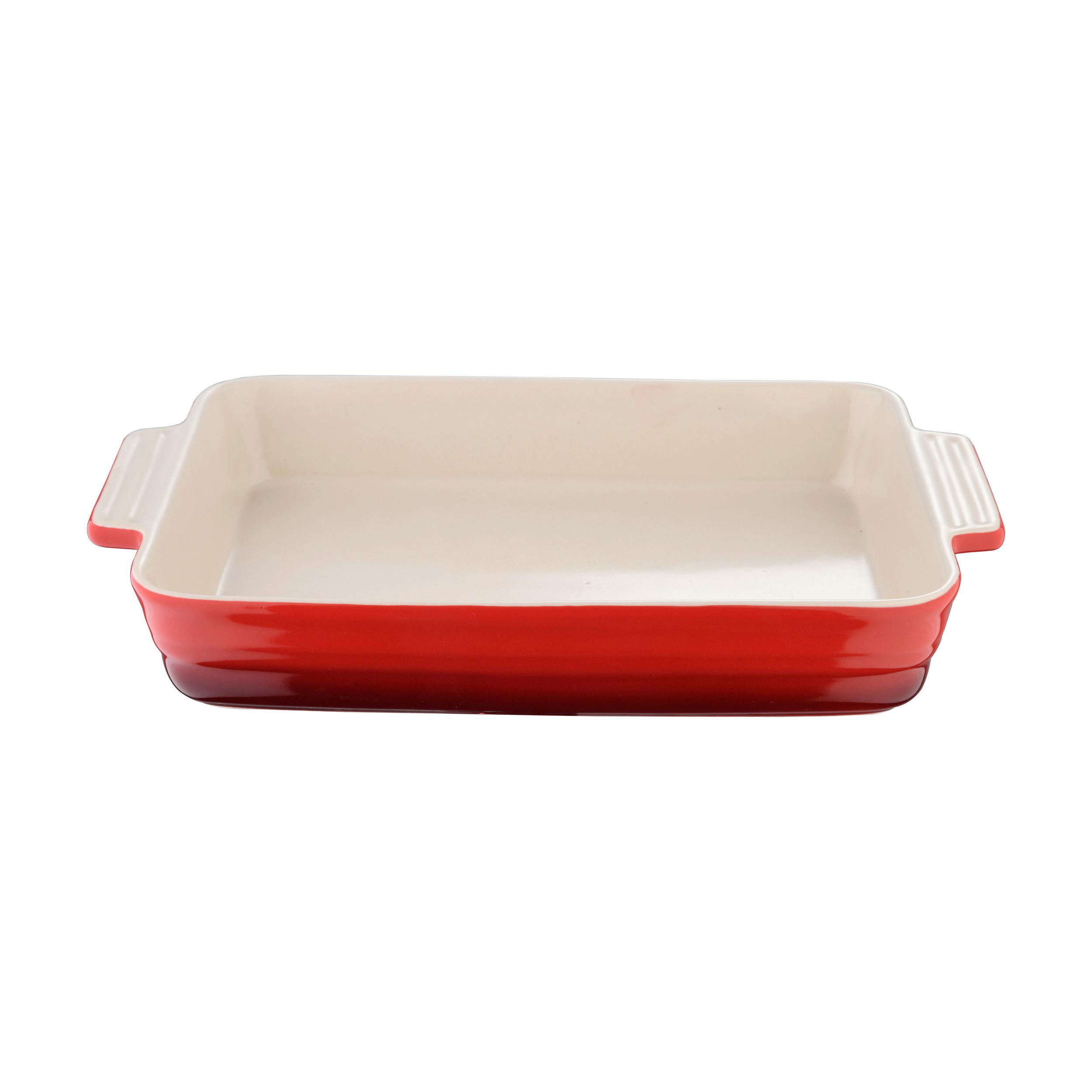 Auflaufform Elisa Rot - Rot, Konventionell, Keramik - Mömax