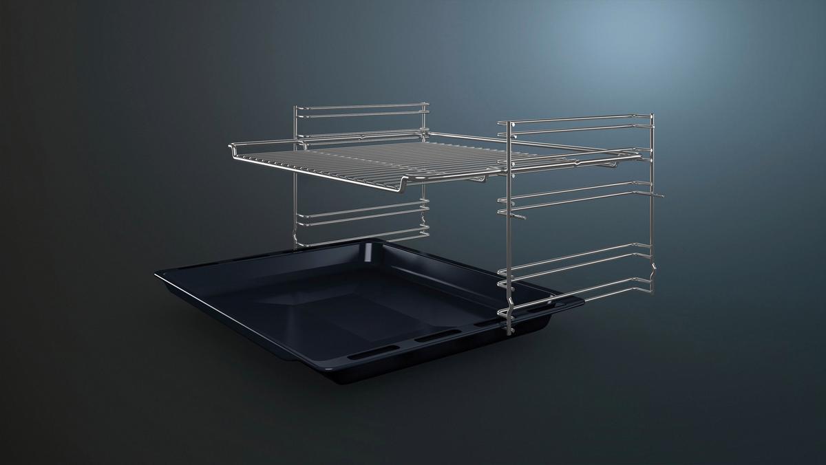 Einbaubackofen HB013FBB1 Schwarz - Schwarz, MODERN, Glas/Metall (59,4/59,5/54,8cm) - Siemens